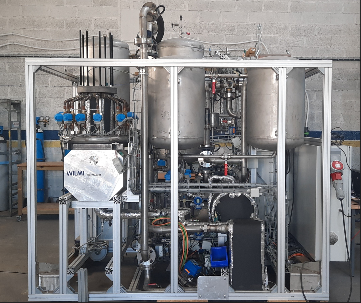 ENTENT PULSE machine on its industrial frame