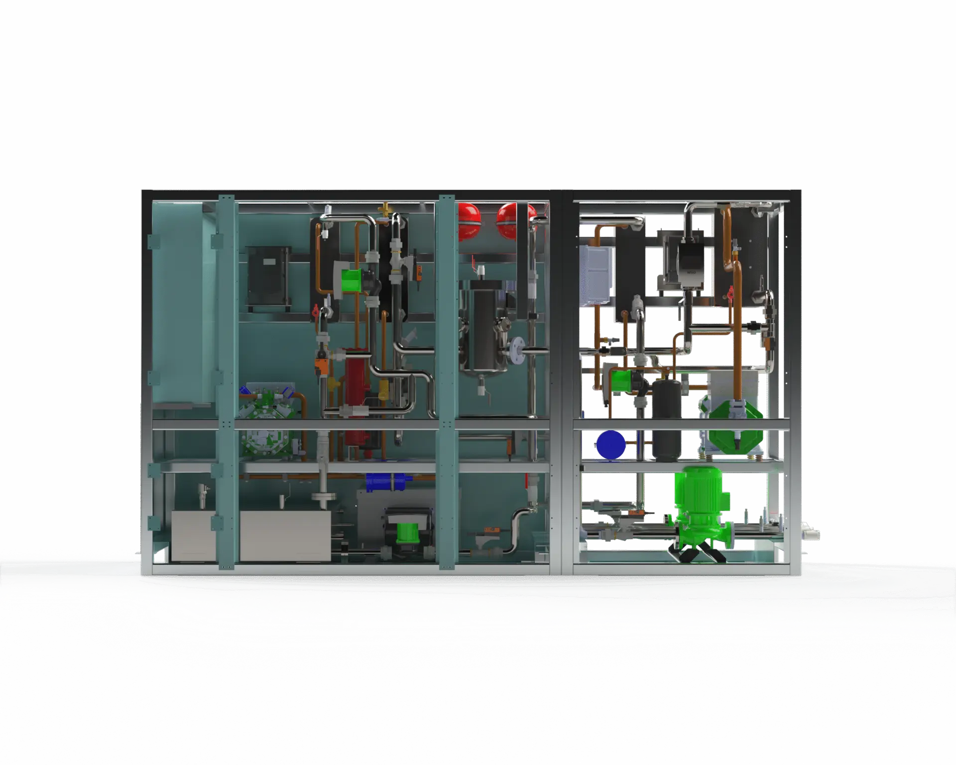 Technical rendering of the ECOFICIENT industrial solution